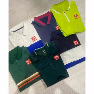 ユニクロ(UNIQLO)のUNIQLO テニスウェア　ロゴ入り　メンズ　ユニクロ　ポロシャツ　スポーツ(ウェア)