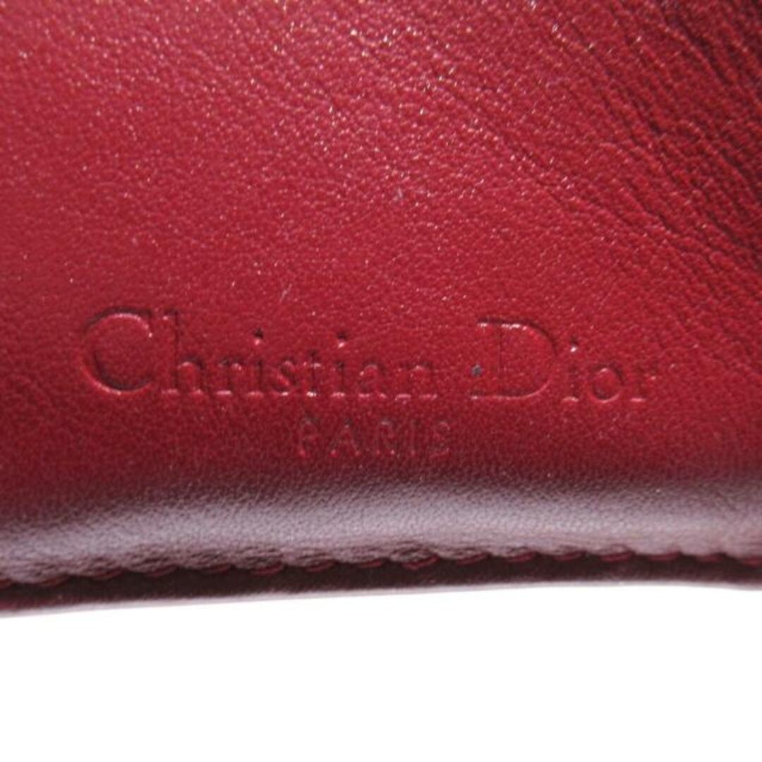 Christian Dior(クリスチャンディオール)のDIOR/ChristianDior(ディオール/クリスチャンディオール) 3つ折り財布 レディディオール ロータスウォレット S0181OVRB_M323 ボルドー エナメル（レザー） レディースのファッション小物(財布)の商品写真