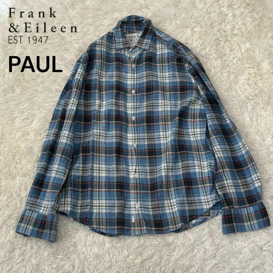 Frank&Eileen(フランクアンドアイリーン)のFrank フランク&アイリーン　PAUL ポール　チェック　シャツ メンズのトップス(シャツ)の商品写真