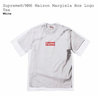 シュプリーム(Supreme)のsupreme x MM6 Maison Margiela Box Logo (Tシャツ/カットソー(半袖/袖なし))