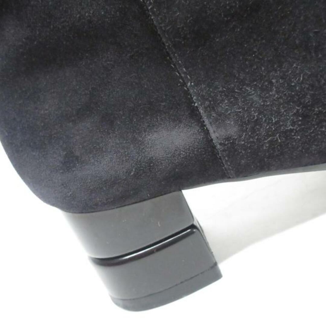 My Ferragamo(マイ フェラガモ) ブーツ 6 レディース - 黒 アウトソール張替済 スエード レディースの靴/シューズ(ブーツ)の商品写真