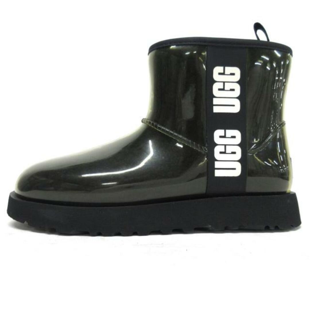 UGG(アグ)のUGG(アグ) レインブーツ レディース クラシック クリア ミニ 1113190 黒 ラバー ラバー レディースの靴/シューズ(レインブーツ/長靴)の商品写真