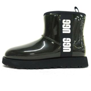 アグ(UGG)のUGG(アグ) レインブーツ レディース クラシック クリア ミニ 1113190 黒 ラバー ラバー(レインブーツ/長靴)