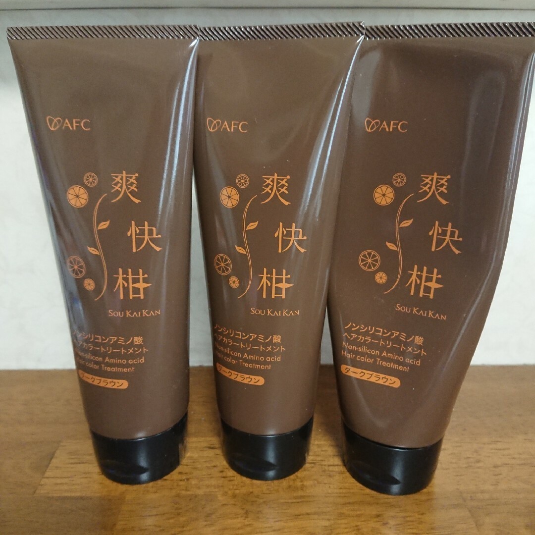 AFC(エーエフシー)のAFC ノンシリコン アミノ酸 ヘアカラートリートメント ダークブラウン コスメ/美容のヘアケア/スタイリング(カラーリング剤)の商品写真