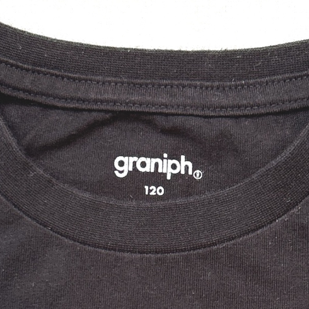 Graniph(グラニフ)のグラニフ ポケモン ピカチュウ 半袖 キッズ Tシャツ ブラック 120 キッズ/ベビー/マタニティのキッズ服男の子用(90cm~)(Tシャツ/カットソー)の商品写真