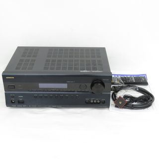 オンキヨー(ONKYO)のONKYO (オンキョー) オーディオ機器 AVアンプ 7.1chサラウンド HDMI ver.1.3a対応 ブラック 2009年製 TX-SA607(アンプ)