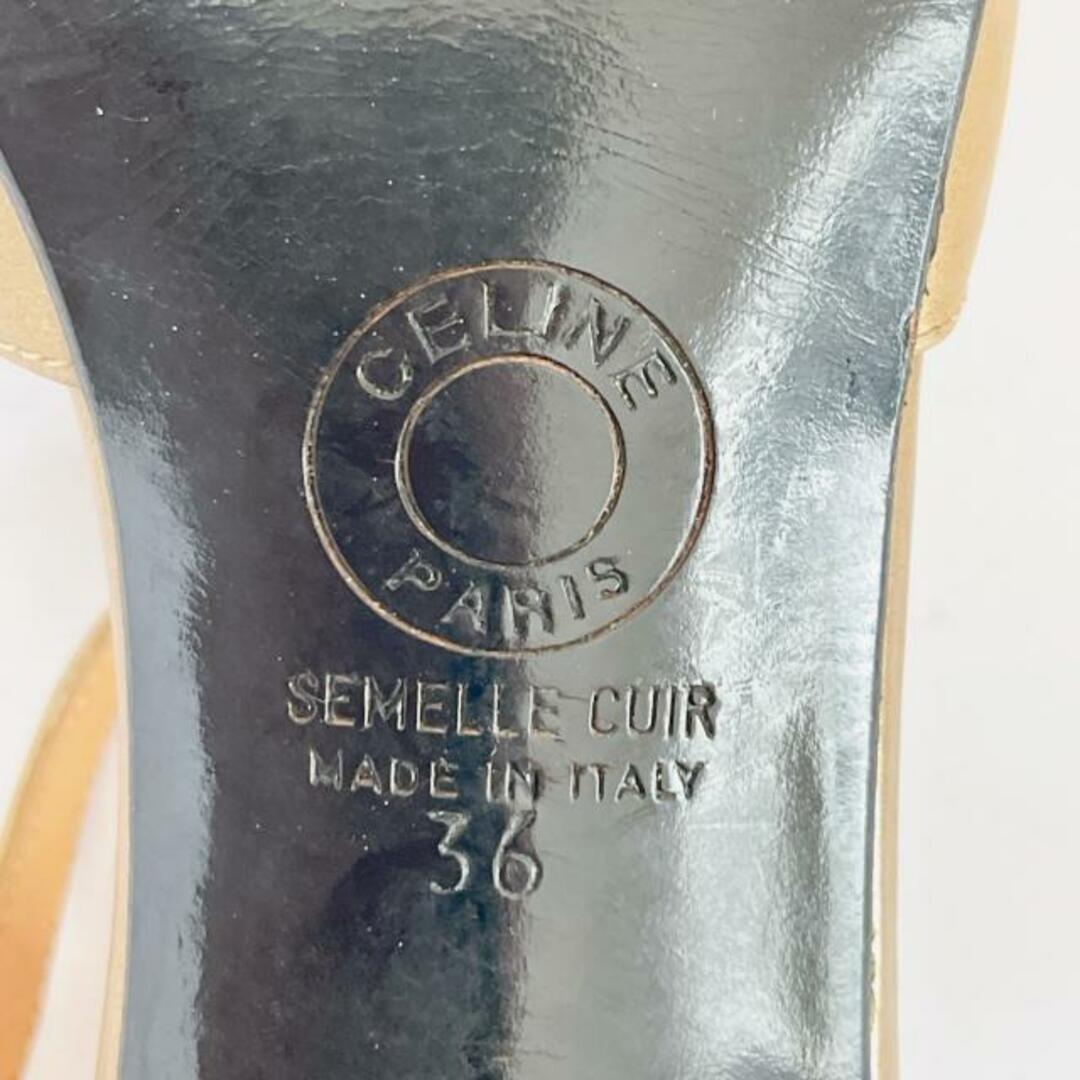 celine(セリーヌ)のセリーヌ サンダル 36 レディース - レザー レディースの靴/シューズ(サンダル)の商品写真