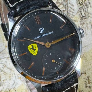 ジラールペルゴ(GIRARD-PERREGAUX)のジラールぺルゴ ブラックフェラーリ アンティーク ビンテージ 腕時計 915(腕時計(アナログ))