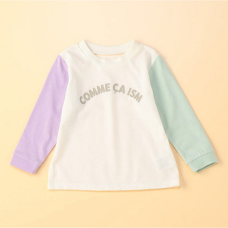 COMME CA ISM - COMME CA ISM コムサイズム ロゴプリントＴシャツ 春服 長袖ロンT 