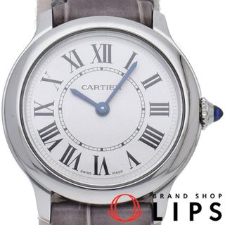 カルティエ(Cartier)のカルティエ ロンド マスト ドゥ カルティエ ウォッチ 29mm Ronde Must de Cartier 29mm WSRN0030 SS/革 レディース時計 シルバー 仕上げ済 美品 【中古】(腕時計)