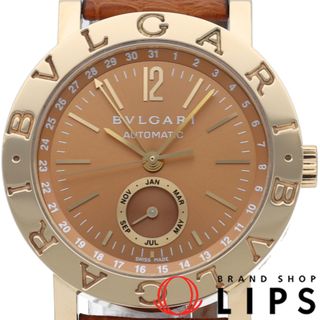 ブルガリ(BVLGARI)のブルガリ ブルガリ ブルガリ ウォッチ 38mm アニュアル カレンダー
 Bvlgari Bvlgali 38 Annual Calendar BB38GLAC 箱 保証書 K18YG/革 メンズ時計 オレンジ 仕上げ済 美品 【中古】(その他)