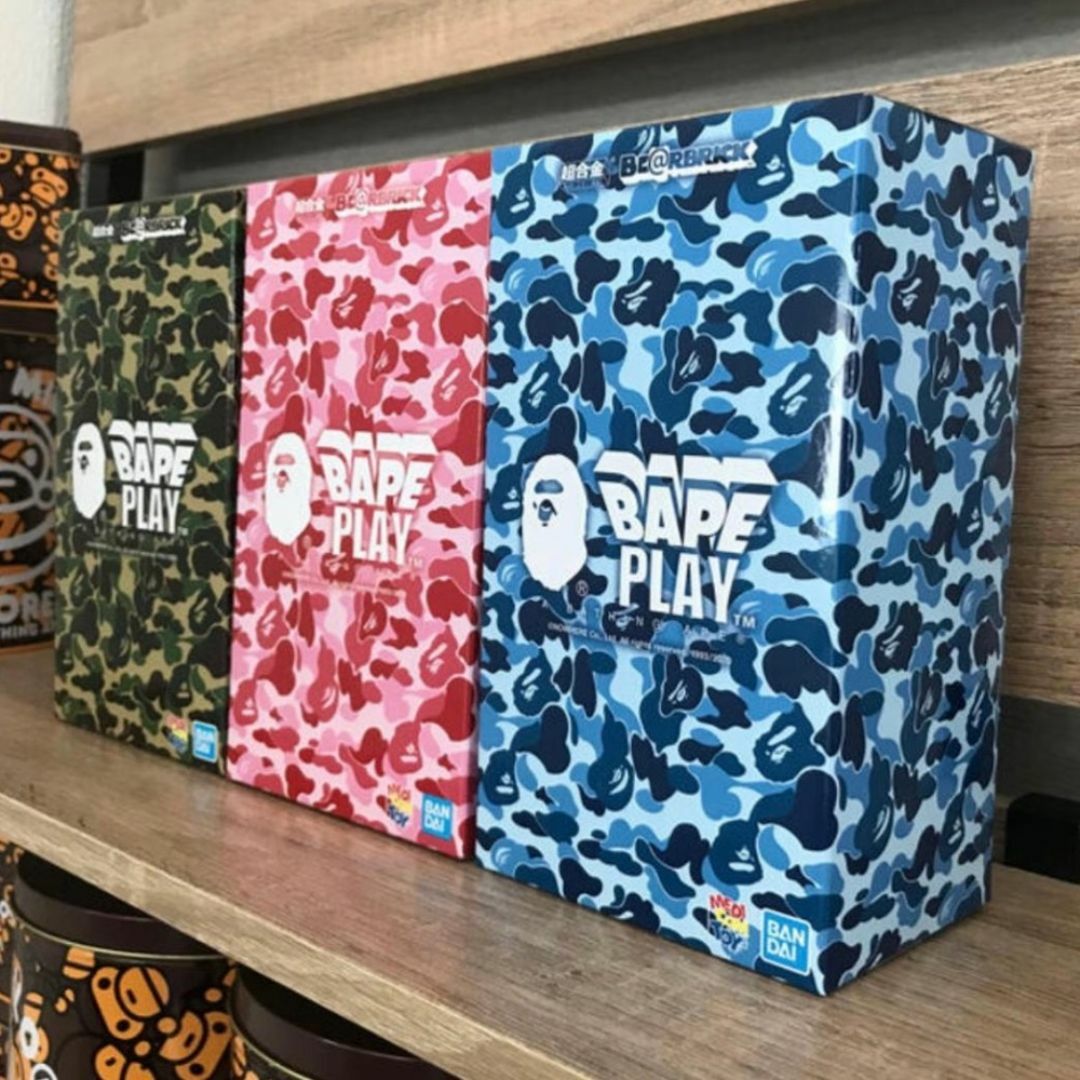 A BATHING APE(アベイシングエイプ)のABC CAMO BE@RBRICK CHOGOKIN 200％ 3体セット エンタメ/ホビーのフィギュア(その他)の商品写真