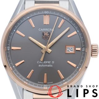 タグホイヤー(TAG Heuer)のタグ・ホイヤー カレラ ウォッチ キャリバー 5 コンビ Carrera Calibre 5 WAR215E.BD0784 箱 保証書 K18PG/SS メンズ時計 グレー 仕上げ済 美品 【中古】(その他)