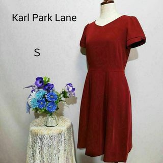 KarL Park Lane - カールパークレーン　新品未使用品　ワインレッド　ワンピース　ドレス　Ｓサイズ