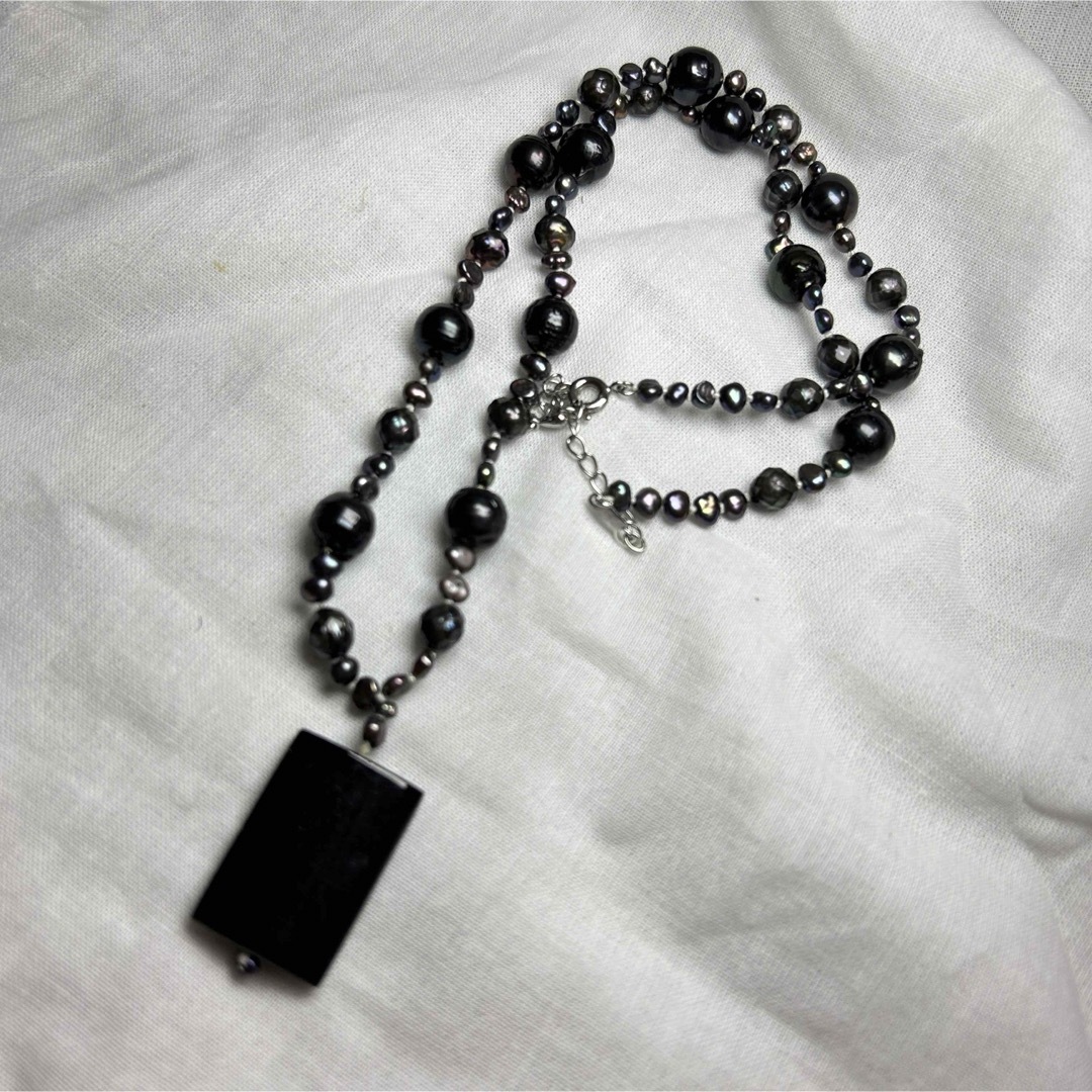 パールネックレス 真珠 淡水 真珠ネックレス レディースのアクセサリー(ネックレス)の商品写真