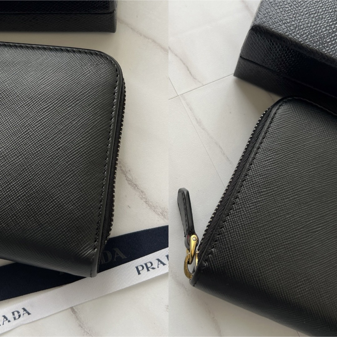 PRADA(プラダ)の354 美品 PRADA プラダ 長財布 ラウンドファスナー レディースのファッション小物(財布)の商品写真