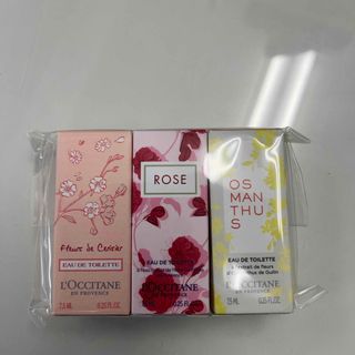 ロクシタン(L'OCCITANE)のロクシタン オスマンサス ローズ　チェリーブロッサム　オードトワレ 新品未使用(香水(女性用))