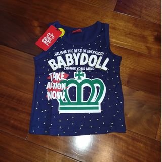 ベビードール(BABYDOLL)の【新品】BABYDOLL ノースリーブ 90(Tシャツ/カットソー)