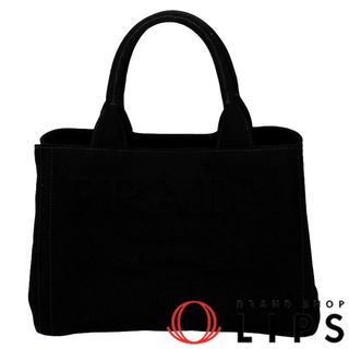 プラダ(PRADA)のプラダ カナパトートTPM  1BG439 キャンバス レディーストートバッグ
 ブラック(NERO)【未使用】(トートバッグ)