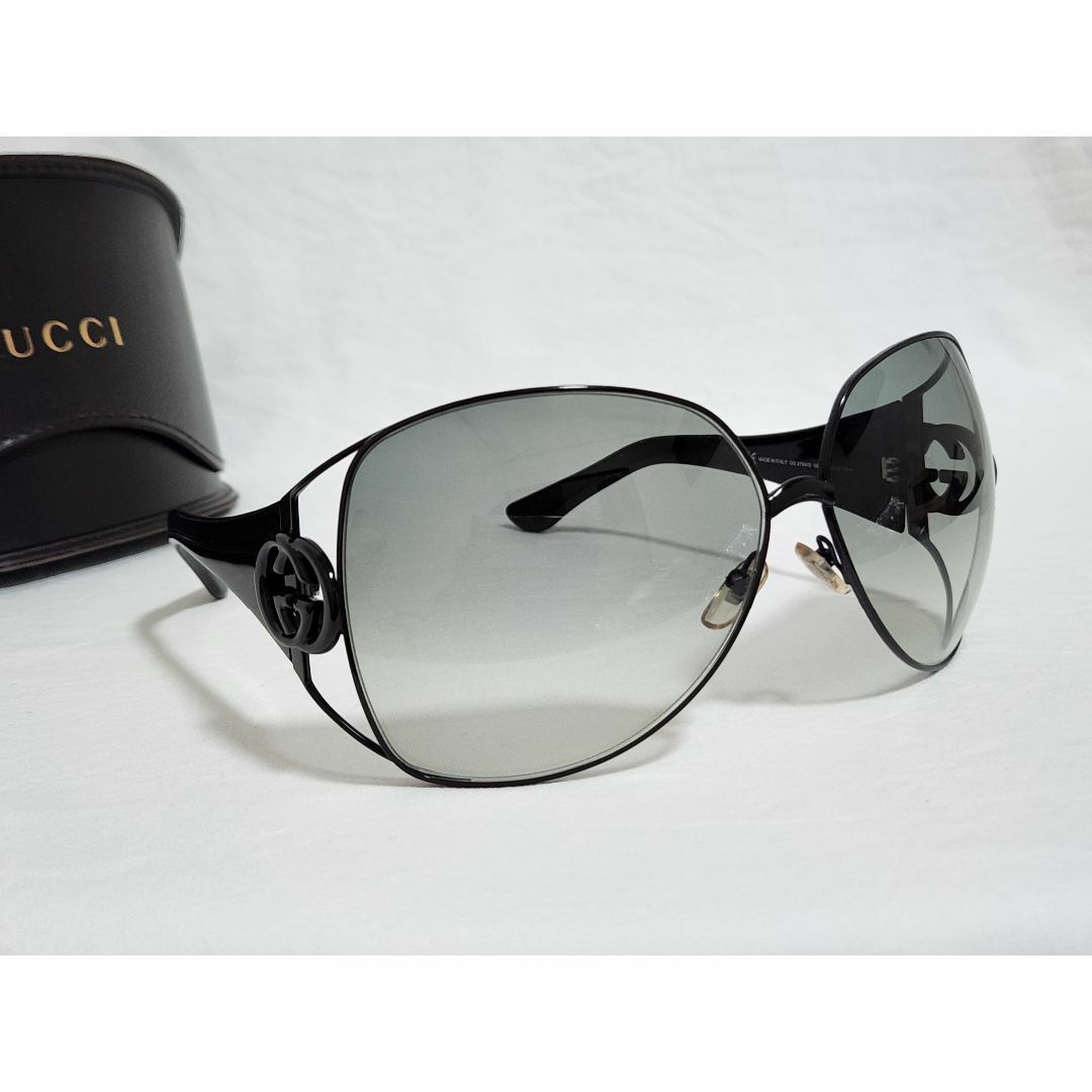 GUCCI - 正規 新古 レア グッチ GG オープンロゴ メタルコンビ GUCCI - 正規 新古 レア グッチ GG オープンロゴ メタルコンビ