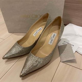 ジミーチュウ(JIMMY CHOO)のジミーチュウ　パンプス　オーロラ　ポインテッドトゥ　38.5(ハイヒール/パンプス)