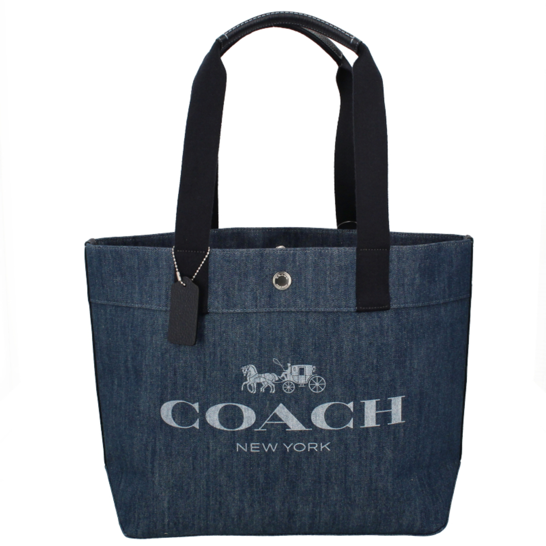 COACH(コーチ)のコーチ デニム キャンバストート  67415 デニム レディーストートバッグ
 ブルー【未使用】 レディースのバッグ(トートバッグ)の商品写真