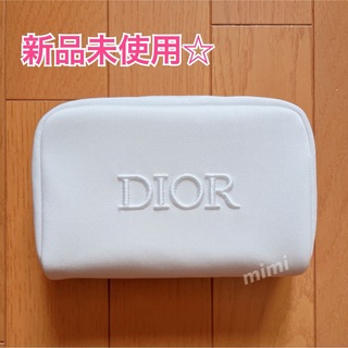 ディオール(Dior)のDior☆ 白 ポーチ♡ 新品未使用☆(ポーチ)