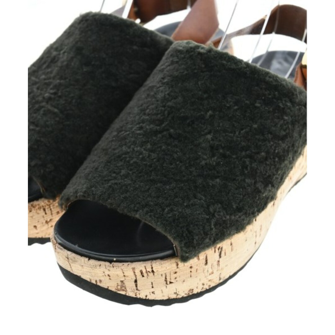 Marni(マルニ)のMARNI マルニ サンダル EU37(23.5cm位) 黒 【古着】【中古】 レディースの靴/シューズ(サンダル)の商品写真