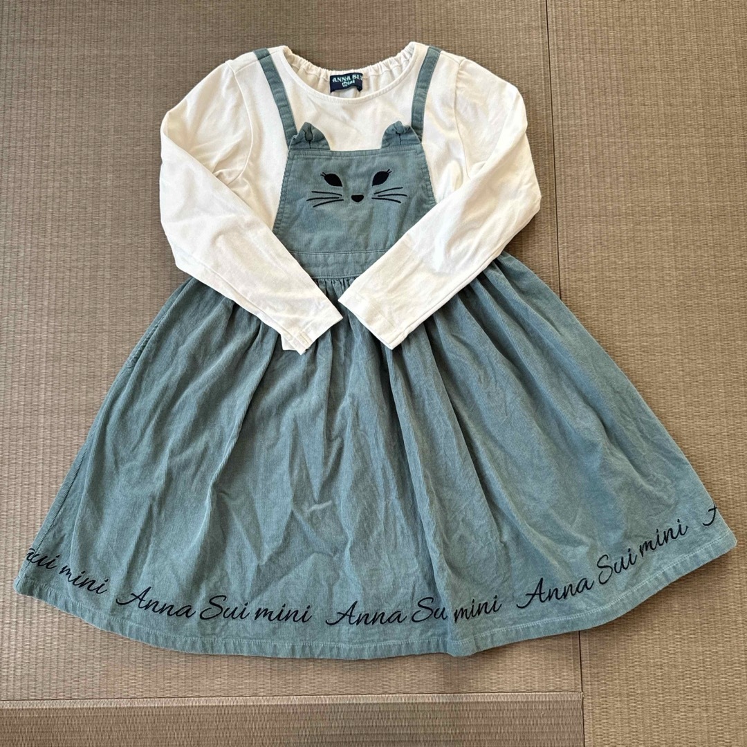 ANNA SUI mini(アナスイミニ)のANNA SUI mini ワンピース　120 キッズ/ベビー/マタニティのキッズ服女の子用(90cm~)(ワンピース)の商品写真