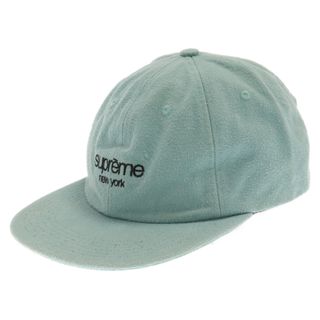 シュプリーム(Supreme)のSUPREME シュプリーム 18AW Napped Canvas Classic Logo 6-Panel ネップドキャンバス ベースボールキャップ ライトブルー(キャップ)