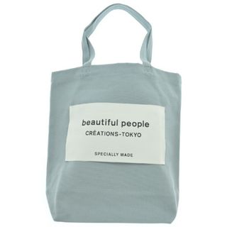 ビューティフルピープル(beautiful people)のbeautiful people ビューティフルピープル トートバッグ - 水色 【古着】【中古】(トートバッグ)