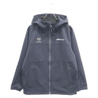 デサント(DESCENTE)のDESCENTE デサント MOVESPORT HEATNAVI ムーブスポーツ ヒートナビ ソフトシェル バックロゴ フルジップフーディー パーカー ネイビー DMMWJF13(パーカー)