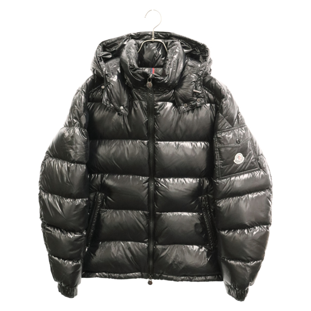 MONCLER(モンクレール)のMONCLER モンクレール MAYA GIUBBOTTO マヤ シャイニーナイロン ダウンジャケット ブラック E20914036605 メンズのジャケット/アウター(ダウンジャケット)の商品写真