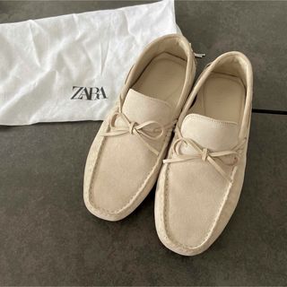 ザラ(ZARA)のメンズZARAザラ六本木ヒルズ正規店購入❗️1度使用❗️ほぼ新品早い者勝ち(スリッポン/モカシン)