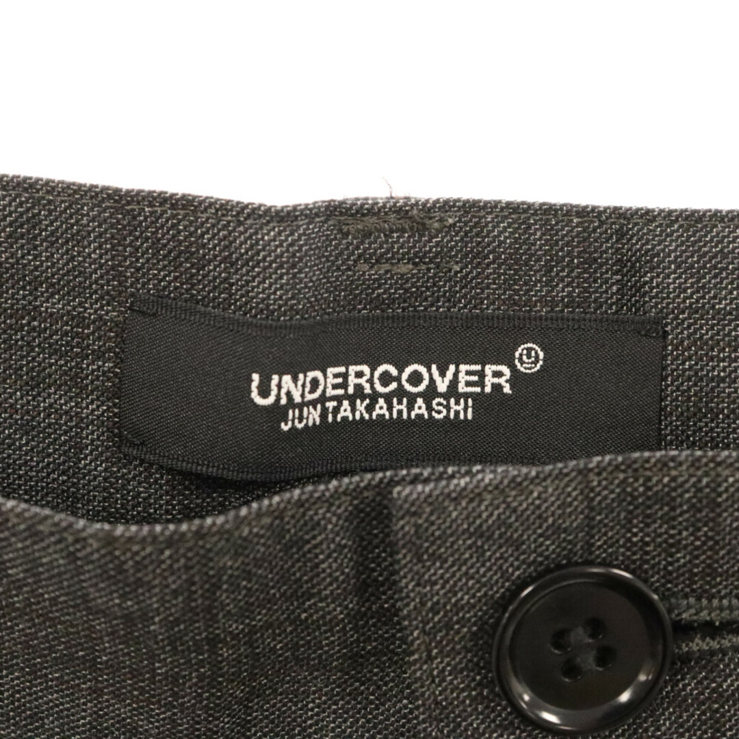 UNDERCOVER(アンダーカバー)のUNDERCOVER アンダーカバー 17AW 多重ジップ ボンテージパンツ チェックトラウザーズ USW4512-3 グレー メンズのパンツ(その他)の商品写真