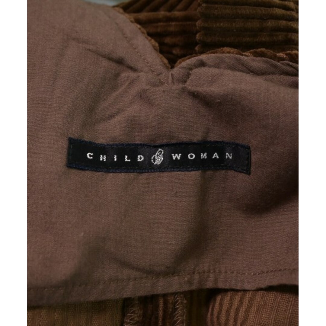 CHILD WOMAN(チャイルドウーマン)のCHILD WOMAN チャイルド　ウーマン オールインワン/サロペット F 茶 【古着】【中古】 レディースのパンツ(サロペット/オーバーオール)の商品写真