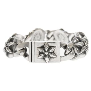 クロムハーツ(Chrome Hearts)のCHROME HEARTS クロムハーツ STAR LINK ID スターリンク IDブレスレット シルバー 6LINK 国内ギャランティ付き(ブレスレット)