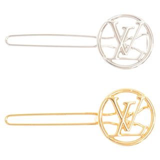 LOUIS VUITTON - LOUIS VUITTON ルイヴィトン バレッタ ベイビールイーズ ヘアクリップ セット ゴールド/シルバー M00590 LE1221