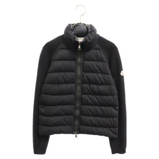 MONCLER - MONCLER モンクレール MAGLIONE TRICOT CARDIGAN ニット切り替えジップアップダウンジャケット ブラック レディース B20939474000 98142