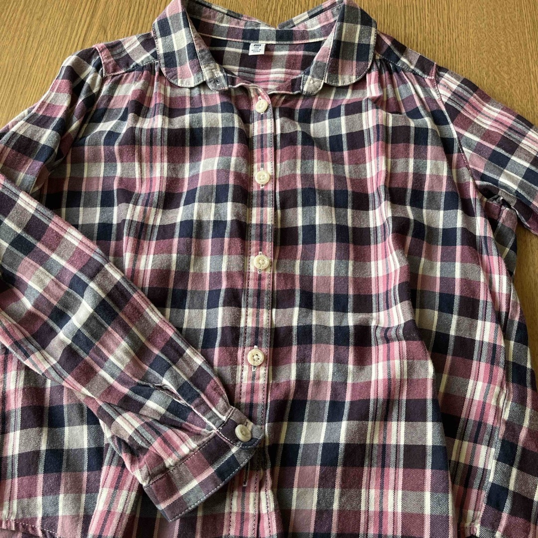 UNIQLO(ユニクロ)の女の子　長袖4着　110〜130 キッズ/ベビー/マタニティのキッズ服女の子用(90cm~)(Tシャツ/カットソー)の商品写真