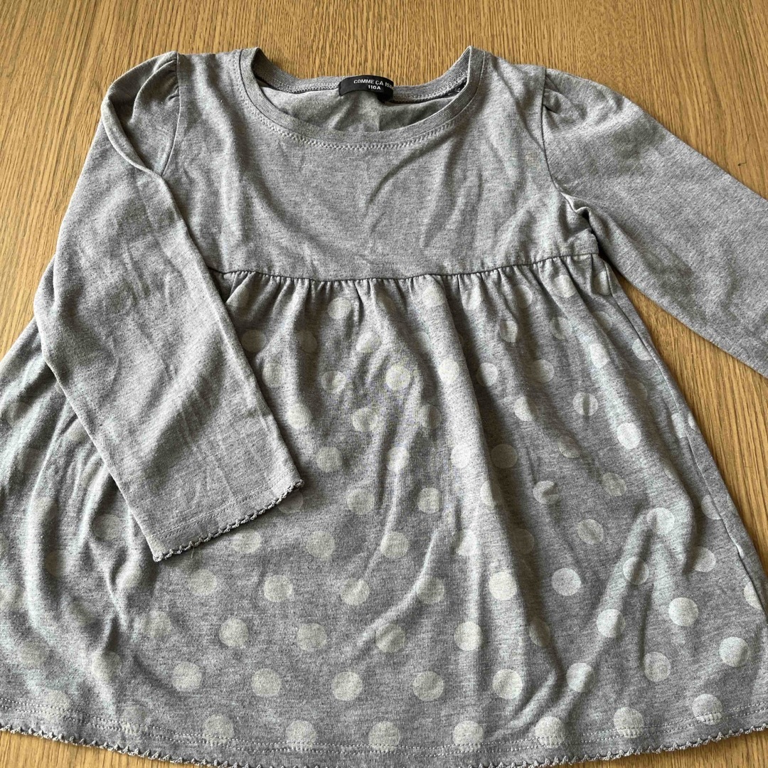 UNIQLO(ユニクロ)の女の子　長袖4着　110〜130 キッズ/ベビー/マタニティのキッズ服女の子用(90cm~)(Tシャツ/カットソー)の商品写真