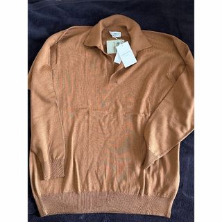 ジョンスメドレー(JOHN SMEDLEY)のJOHN SMEDLEY ウール スキッパーポロシャツ(ニット/セーター)