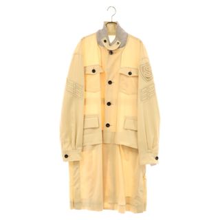 サカイ(sacai)のSacai サカイ 22AW Suiting Coat スーティングロングコート 22-02800M イエロー(フライトジャケット)