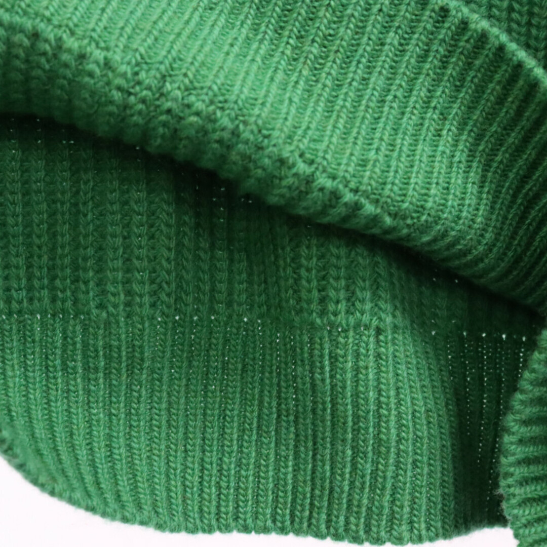 Gucci(グッチ)のGUCCI グッチ ×adidas アディダス ロゴ刺繍 ニット セーター グリーン/レッド 696291 メンズのトップス(ニット/セーター)の商品写真