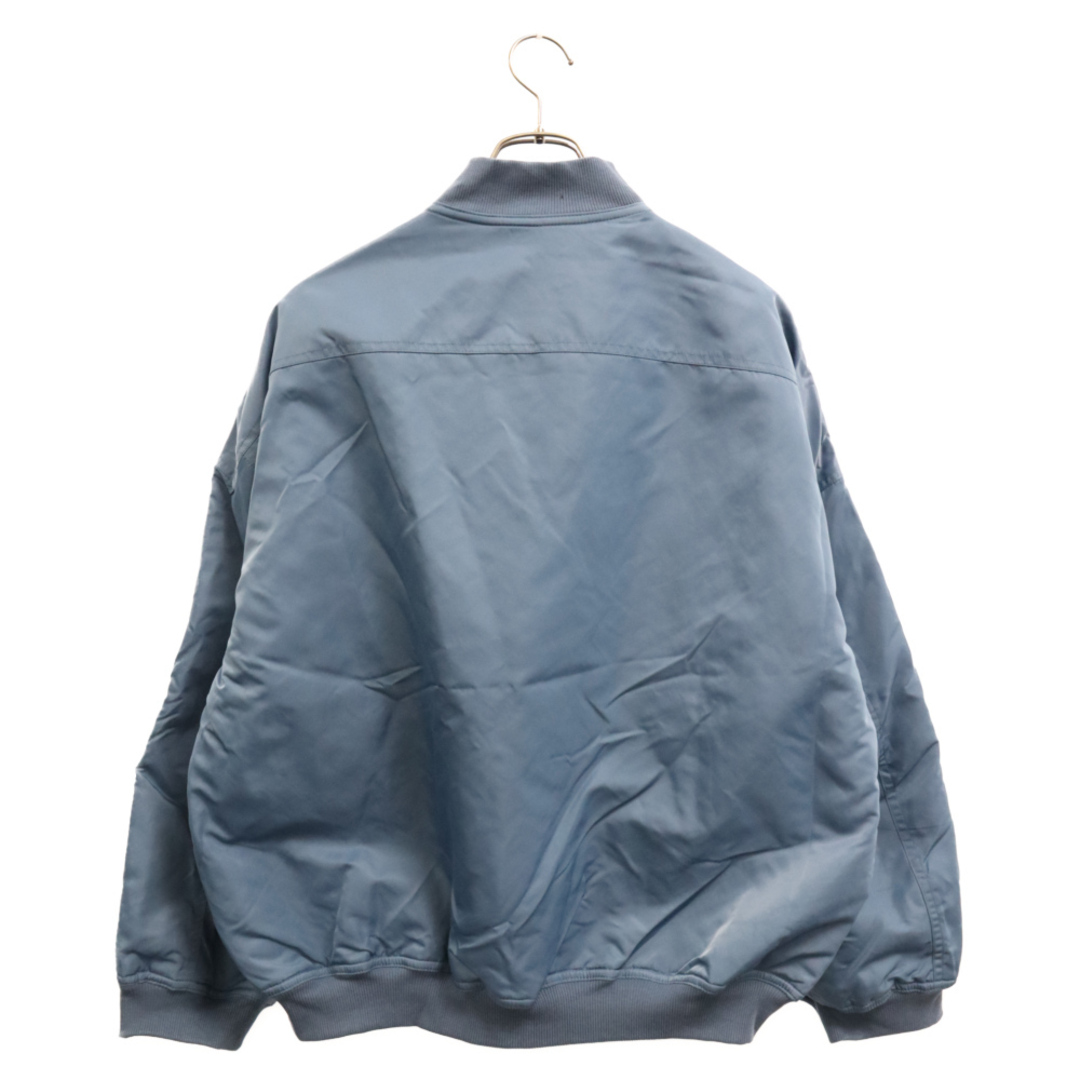 FFFPOSTALSERVICE トリプルエフポスタルサービス MA-1 Zipper Bomber Jacket アームジップ ボンバージャケット ブルゾン ブルー メンズのジャケット/アウター(フライトジャケット)の商品写真