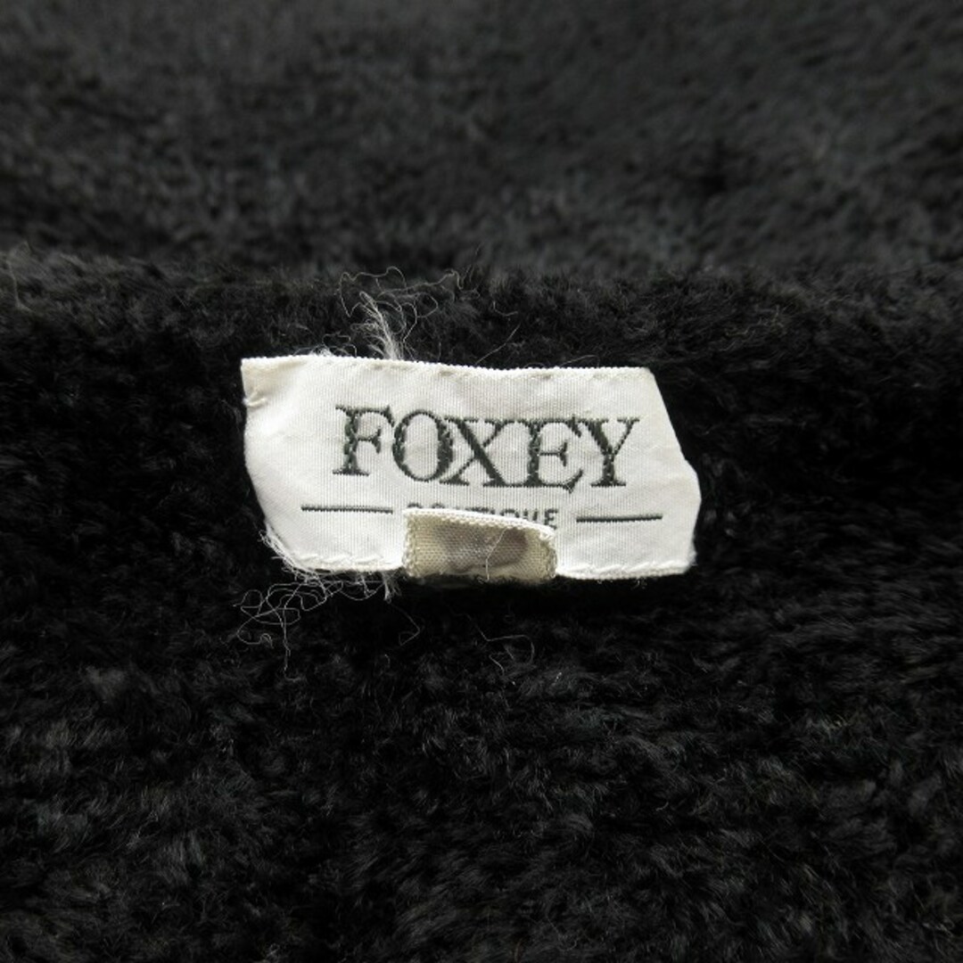 FOXEY(フォクシー)のフォクシー FOXEY カットパイル 半袖 ニット Uネック プルオーバー レディースのトップス(ニット/セーター)の商品写真