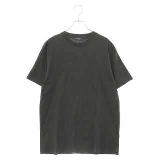 ルイヴィトン(LOUIS VUITTON)のLOUIS VUITTON ルイヴィトン 21AW LVデボス ロゴエンボス半袖Tシャツ クルーネックカットソー ブラック RM212 NPG HLY64W(Tシャツ/カットソー(半袖/袖なし))