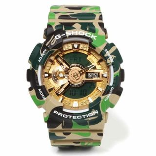 アベイシングエイプ(A BATHING APE)のBAPE X G-SHOCK コラボ ウォッチ 25TH 迷彩 メンズ 時計 稀(腕時計(デジタル))