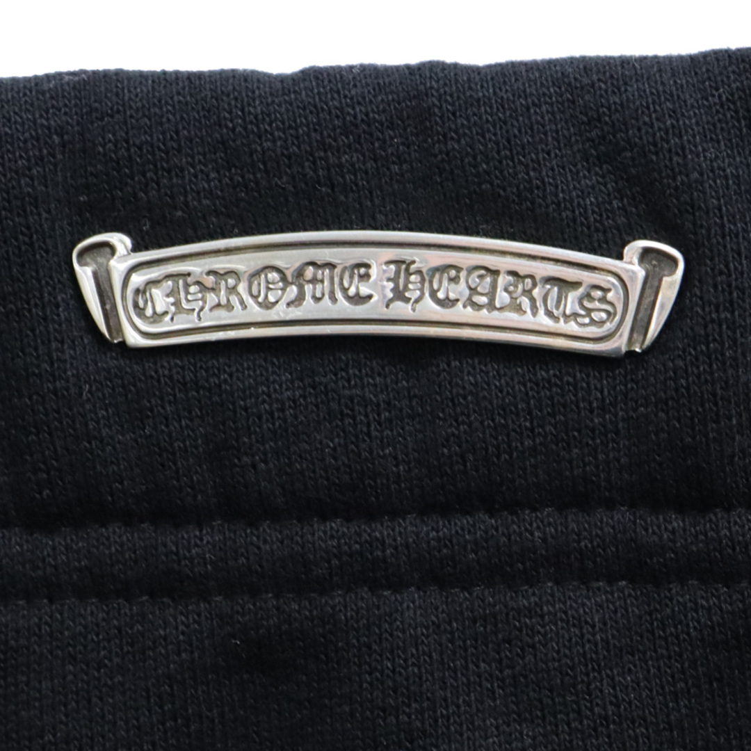 Chrome Hearts(クロムハーツ)のCHROME HEARTS クロムハーツ Y NOT SLO RIDE ワイノットスローライドスウェットショーツ ロゴ刺繍ハーフパンツ ブラック ※国内ギャランティ有 メンズのパンツ(ショートパンツ)の商品写真