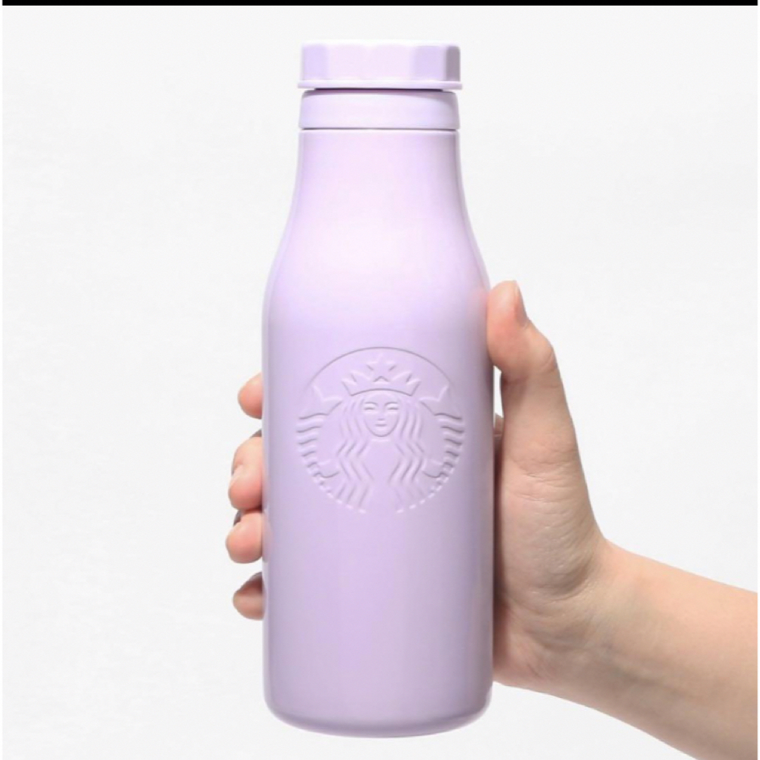 Starbucks(スターバックス)のスターバックス　ステンレスロゴボトルパールラベンダー473ml インテリア/住まい/日用品のキッチン/食器(タンブラー)の商品写真